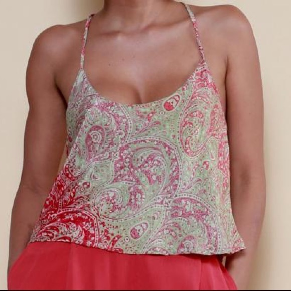 Tang top silk blouse - Picture 2 of 4